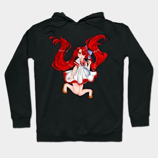 Cute red sailor anime girl Hoodie